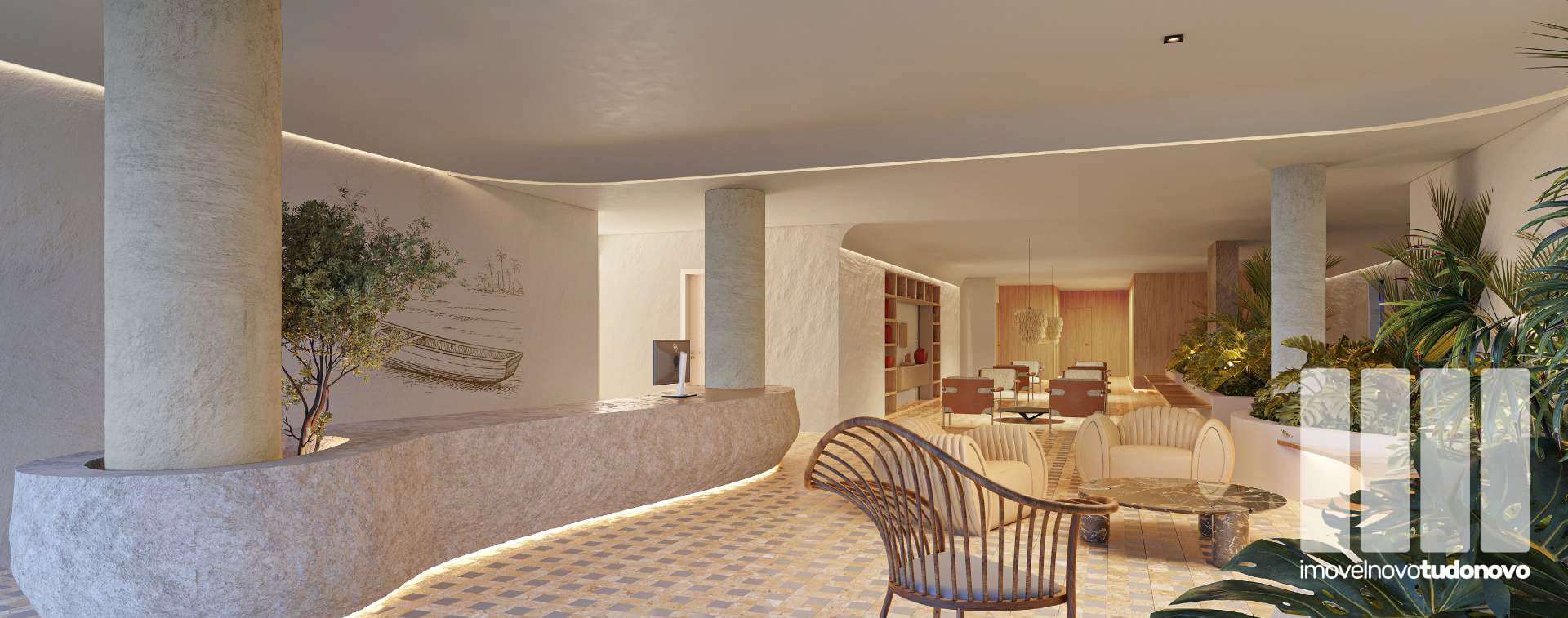 Recepção e Lounge