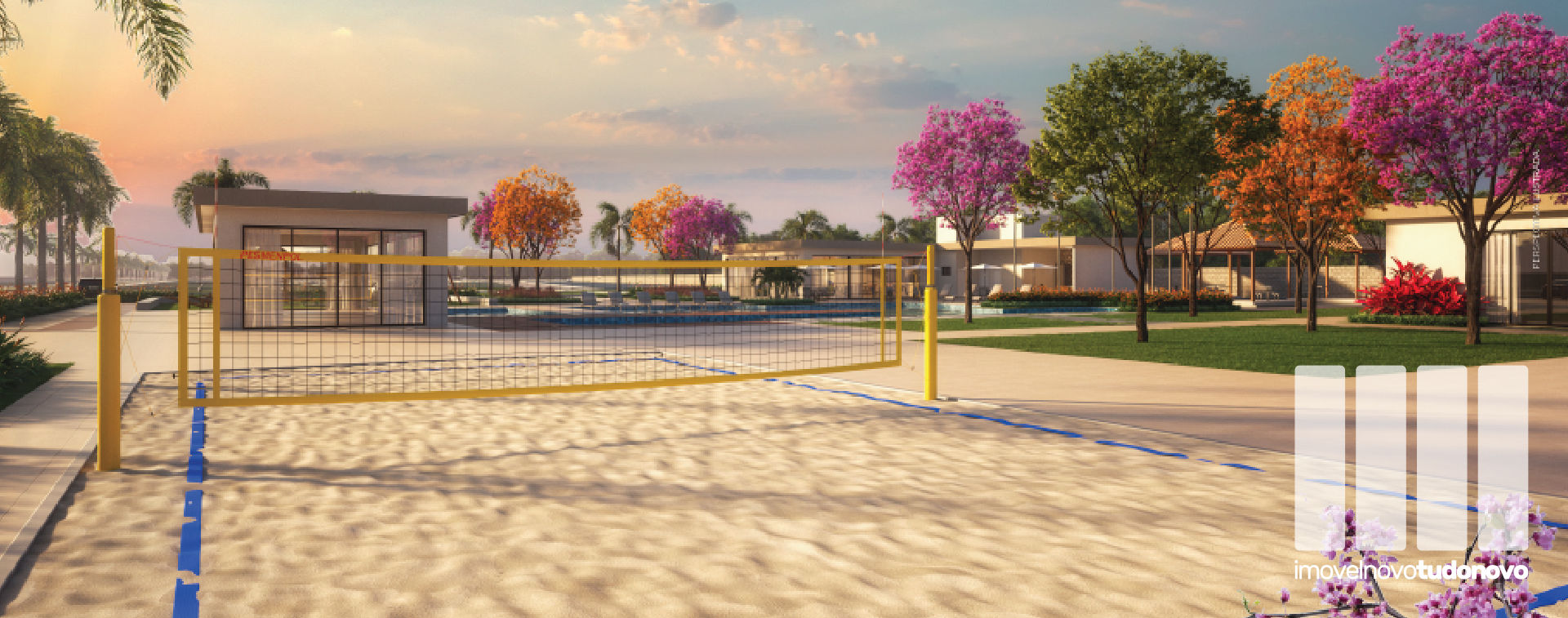 Quadra de beach tennis