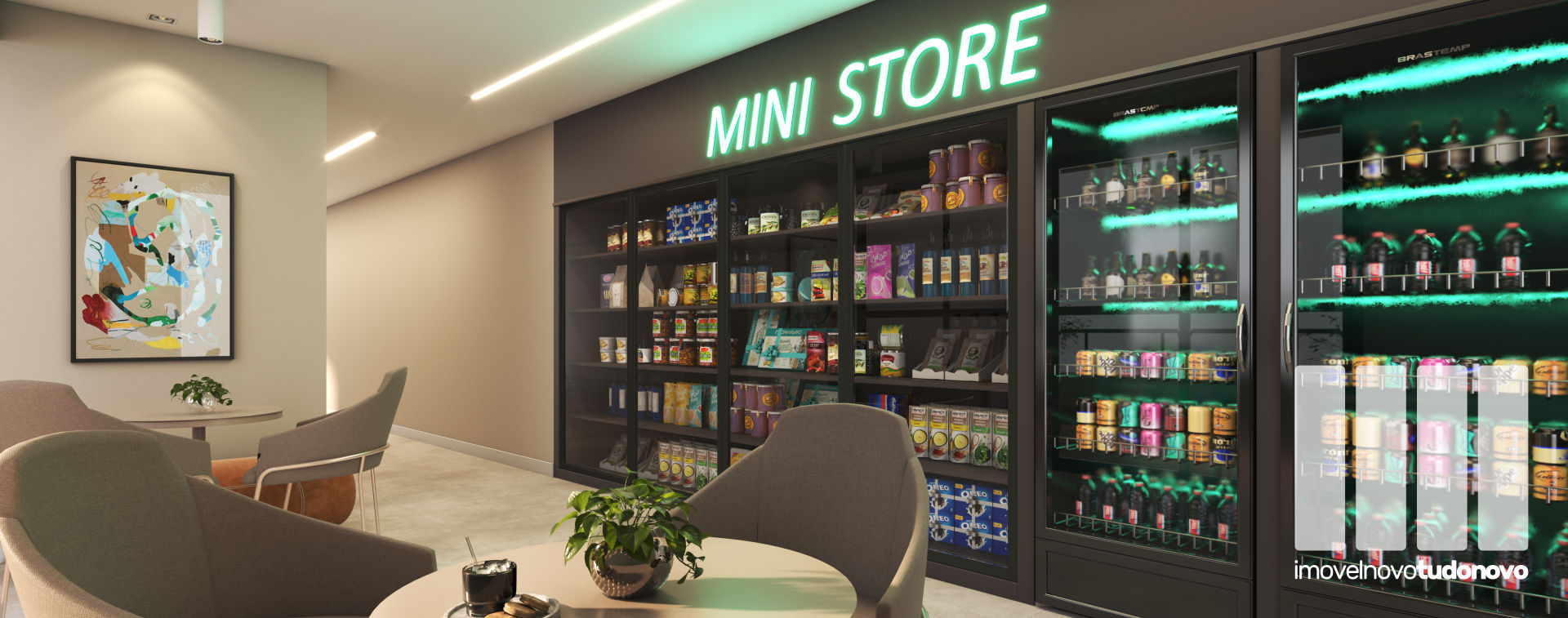 Mini store lounge