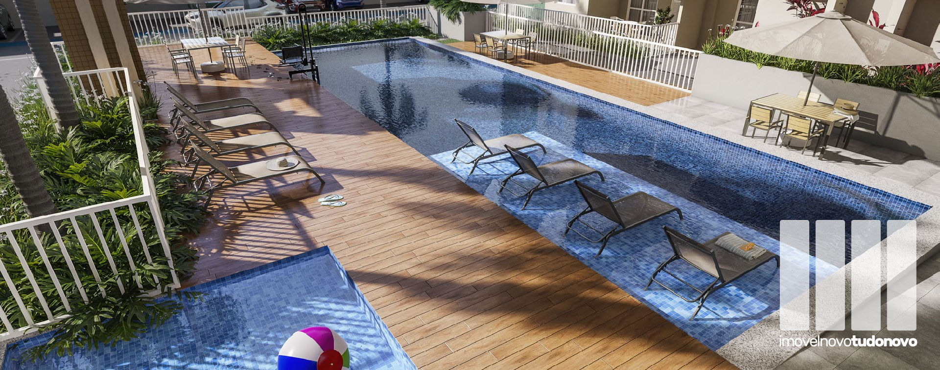 Piscina aquecida | Adulto e infantil
