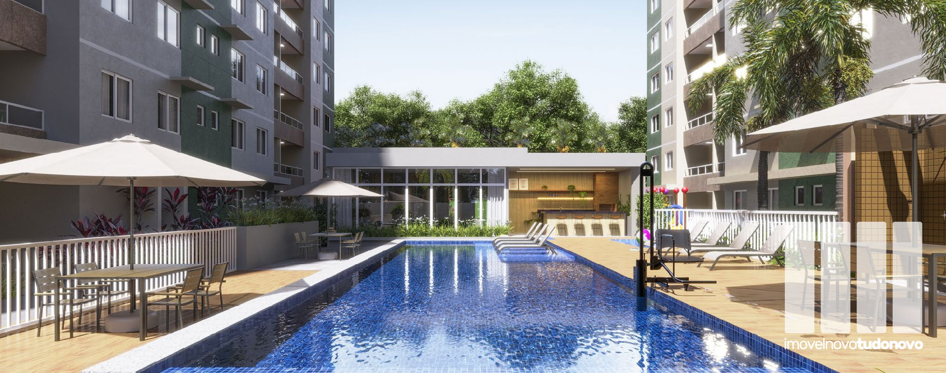 Piscina aquecida | Adulto e infantil