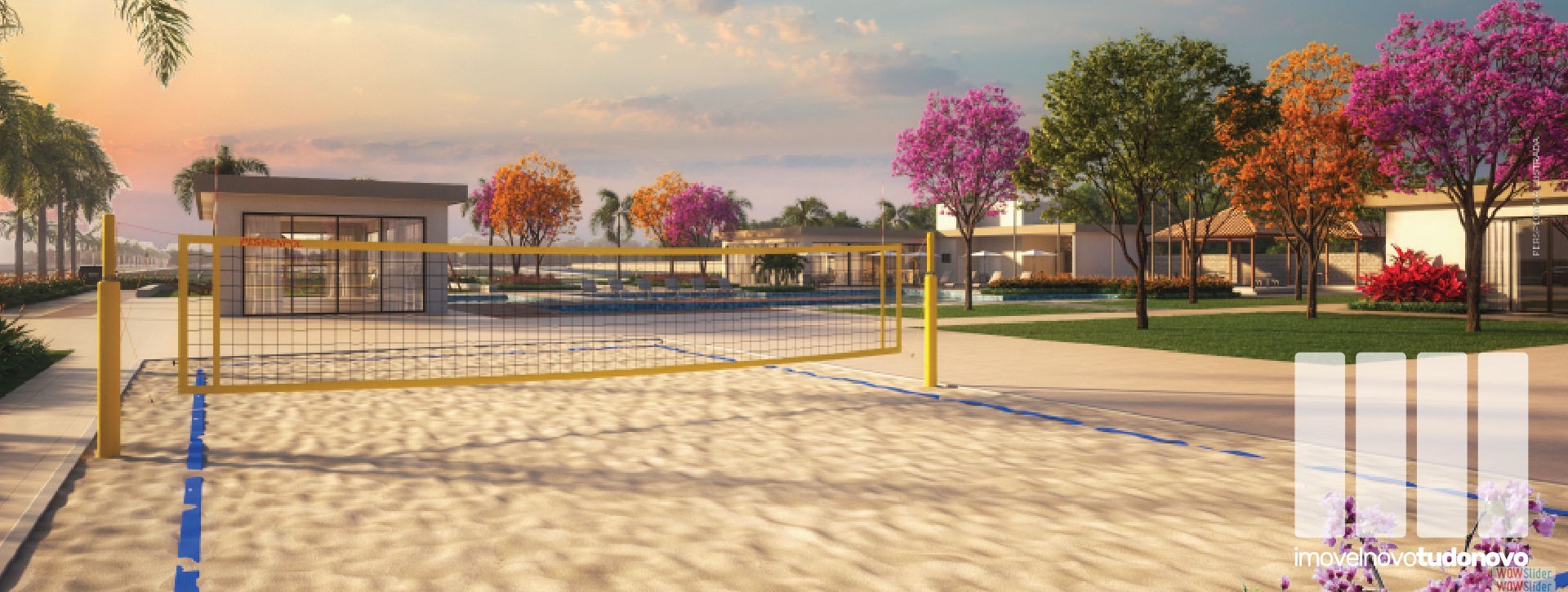 Quadra de beach tennis