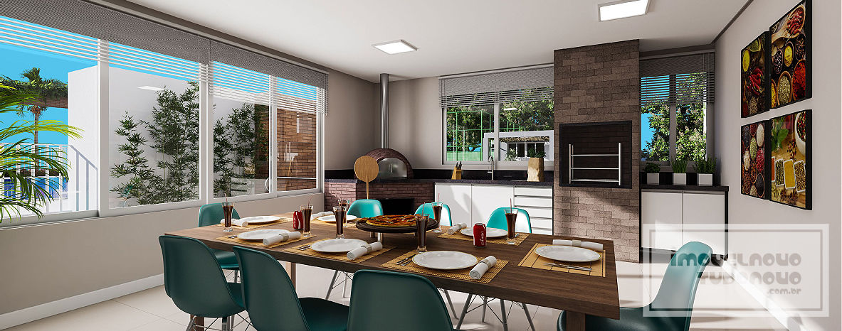 Espa&ccedil;o gourmet com lounge