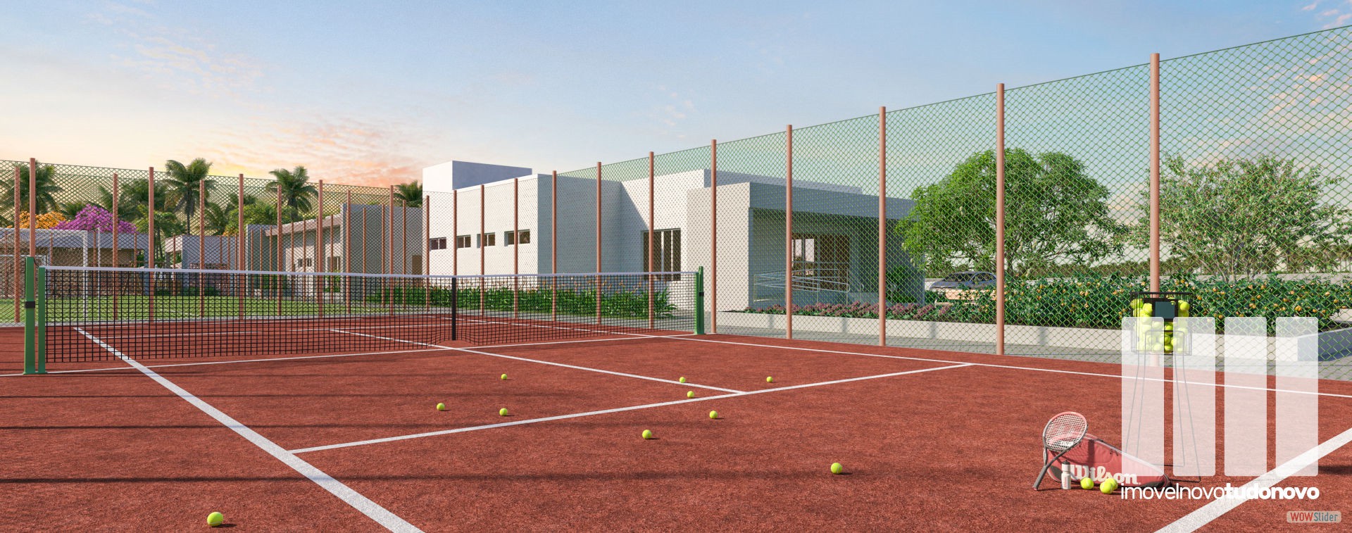 Quadra de t&ecirc;nis