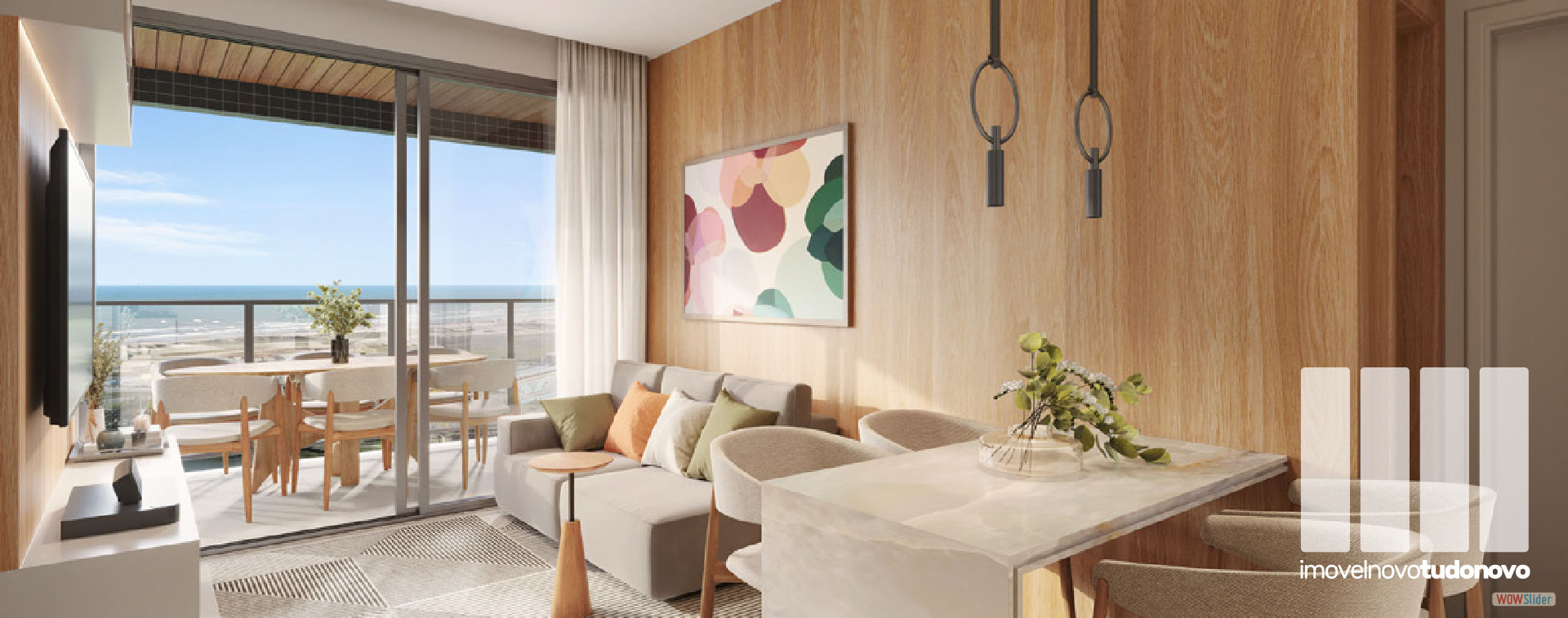 Living | Apto. de 2 quartos