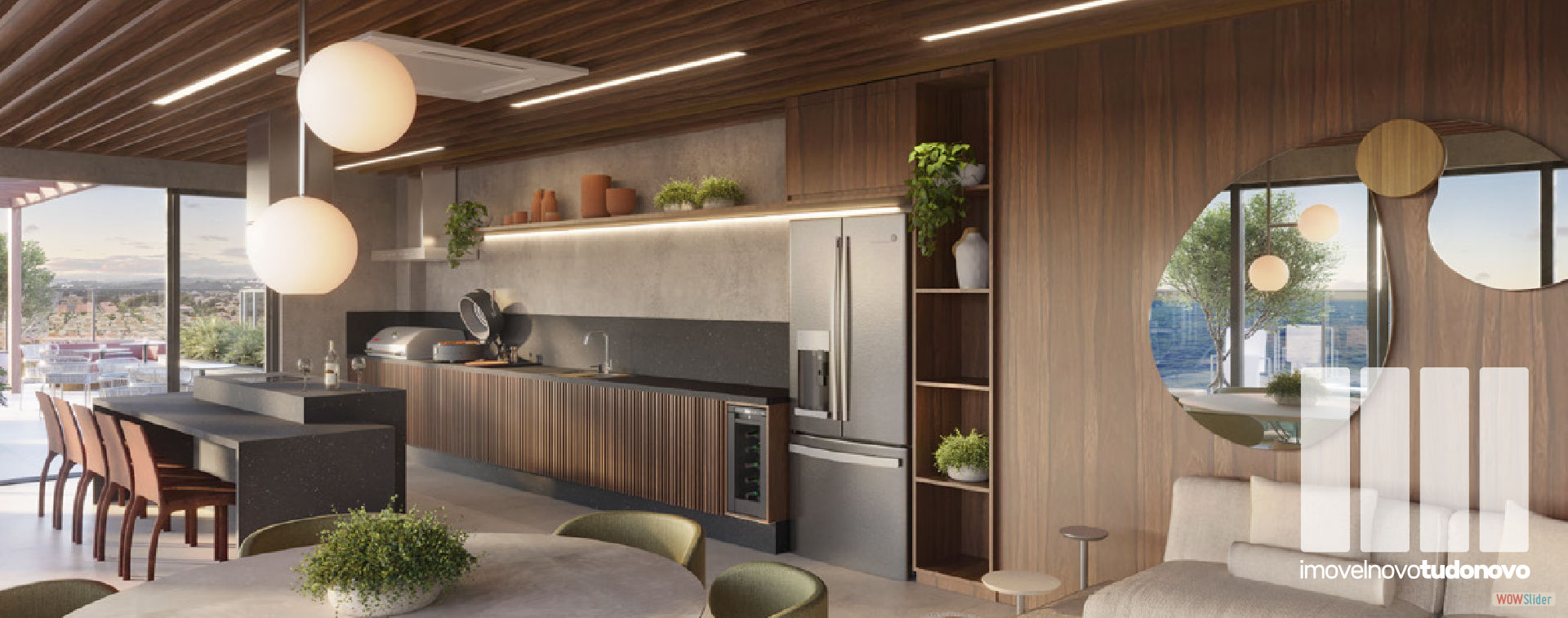 Espa&ccedil;o gourmet com lounge