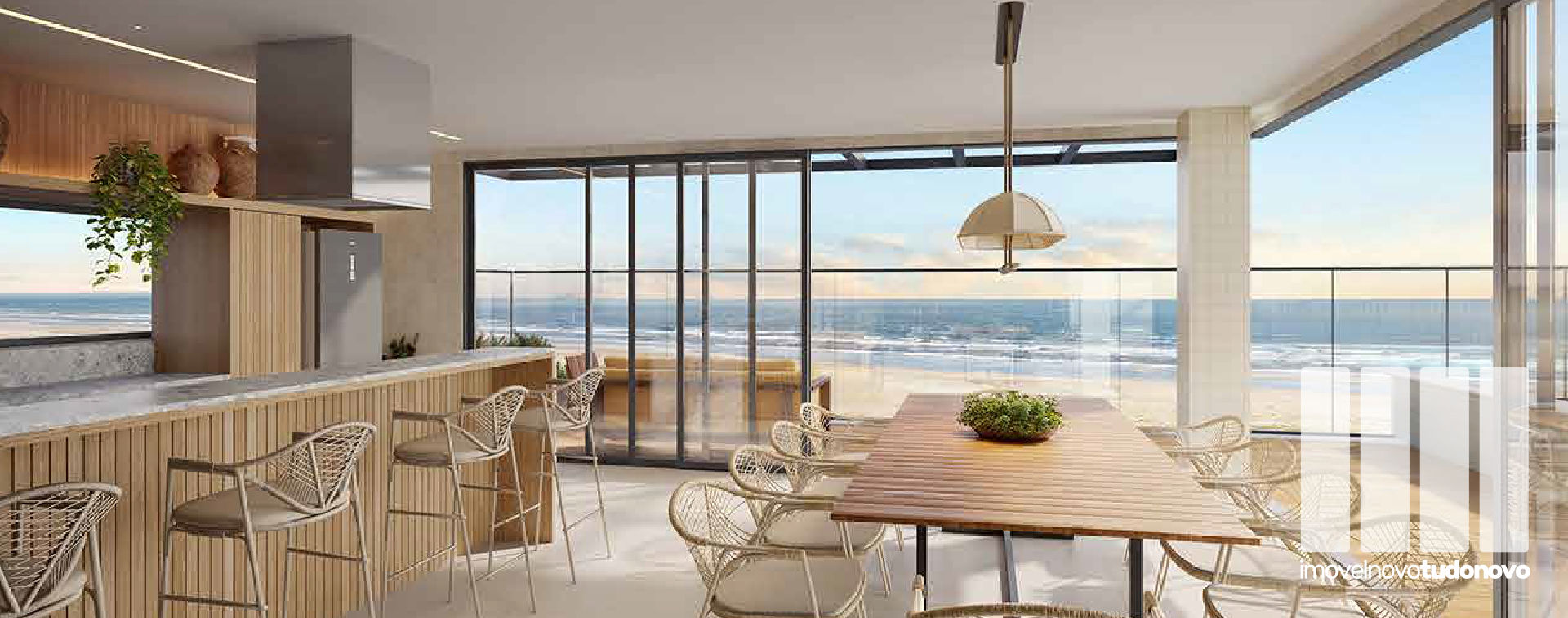 Espa&ccedil;o gpurmet com lounge externo