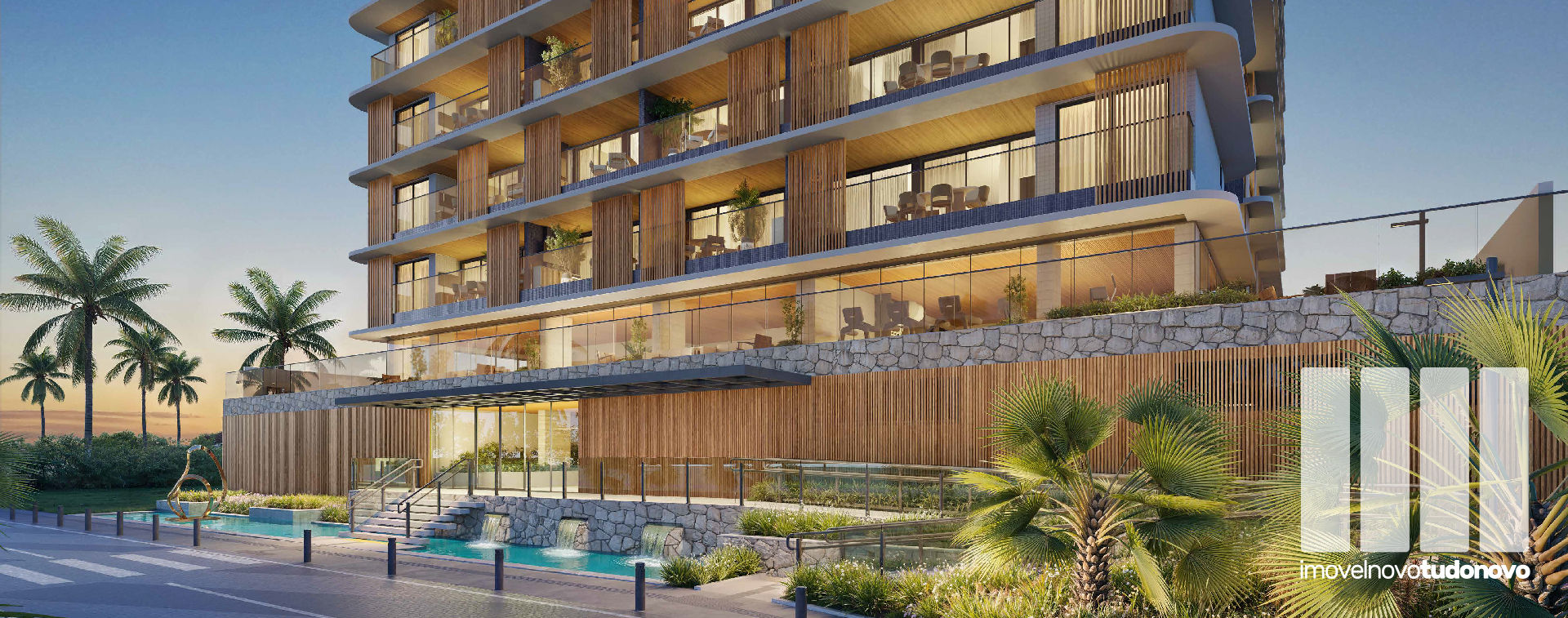 Acesso Orla com porte cochere / recep&ccedil;&atilde;o