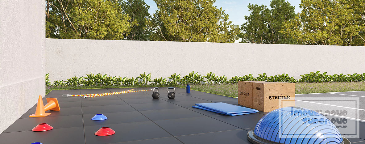 Espa&ccedil;o fitness ao ar livre