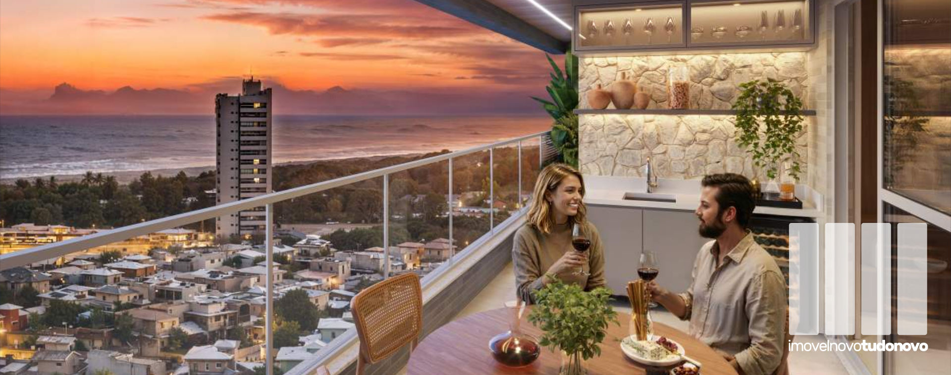 Varanda do apartamento