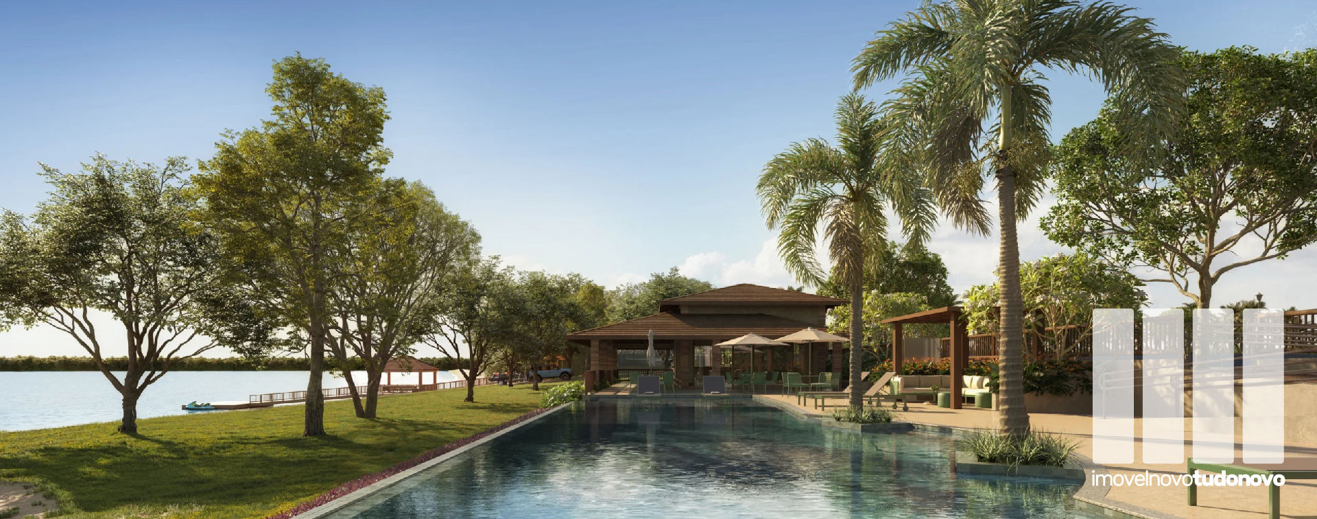 Piscina com borda infinita