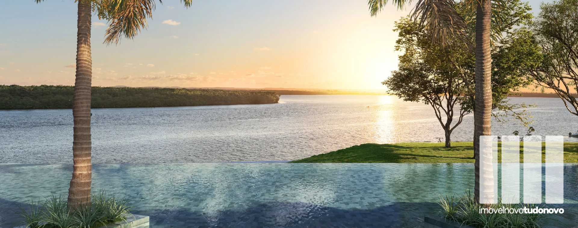 Piscina com borda infinita