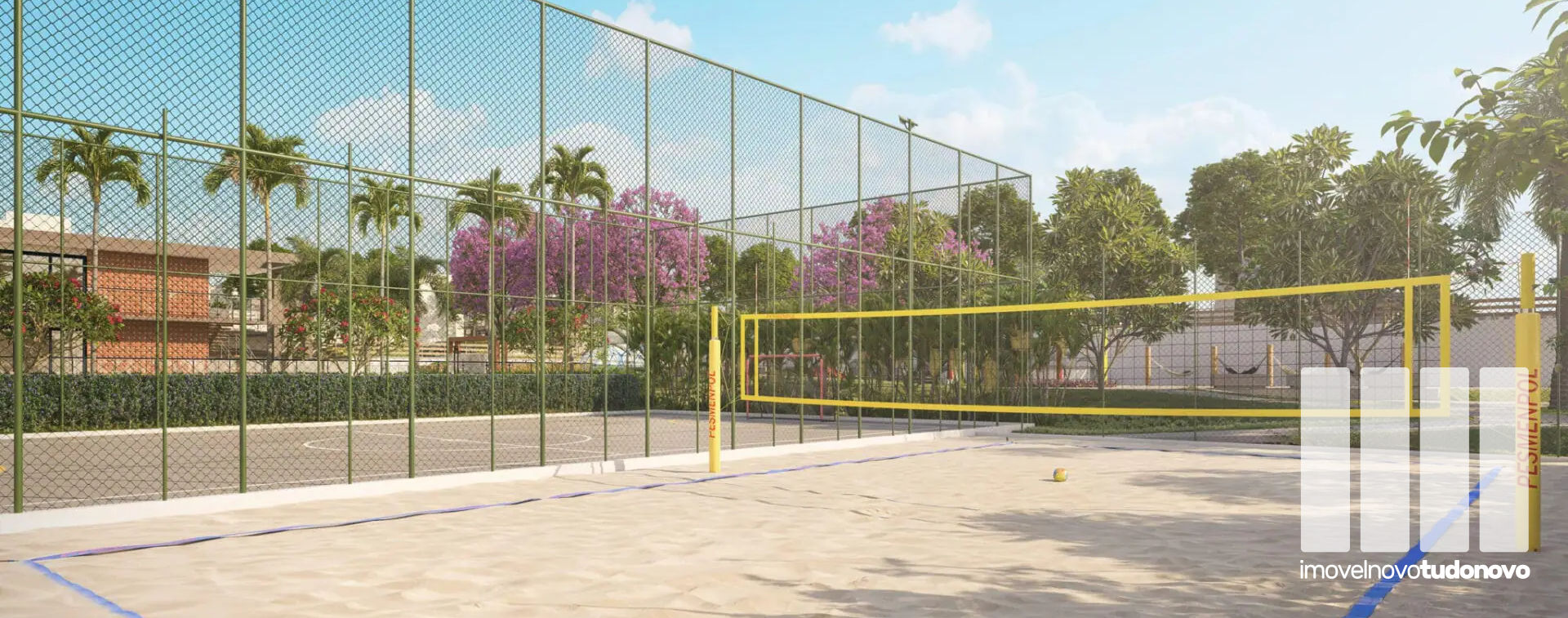 Quadra de beach tennis